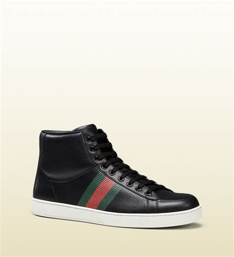 gucci perforated sneakers|gucci sneakers for men.